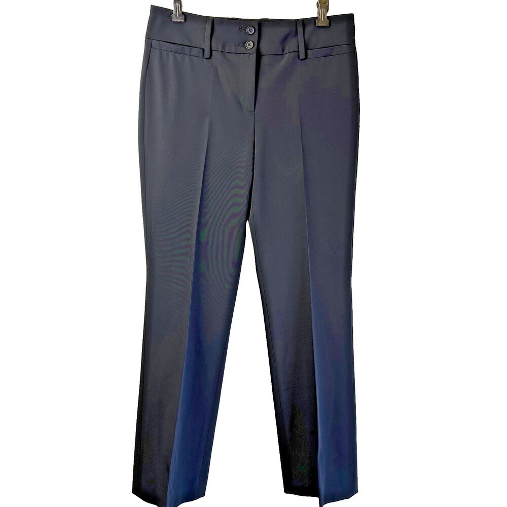 CAMBIO Women Black Stretch Bootcut Dress Pants Trousers Sz 8 Style 036100